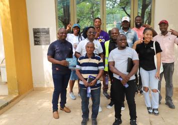 Eleven Liberian Professionals Departed for Ghana to Undergo a Two-month Road Safety Management Training at Transport Research Education Centre, Kumasi, Kwame Nkrumah University of Science and Technology.