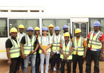 Eleven Liberian Professionals Departed for Ghana to Undergo a Two-month Road Safety Management Training at Transport Research Education Centre, Kumasi, Kwame Nkrumah University of Science and Technology.