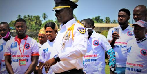 Liberia National Police Trained Driving School Assocation Members  